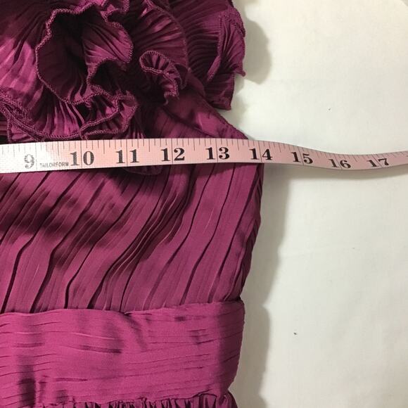 LULU'S SZ XS Purple Radiant Affair Pleated One-Shoulder Maxi Dress NEW B122 - Picture 5 of 10